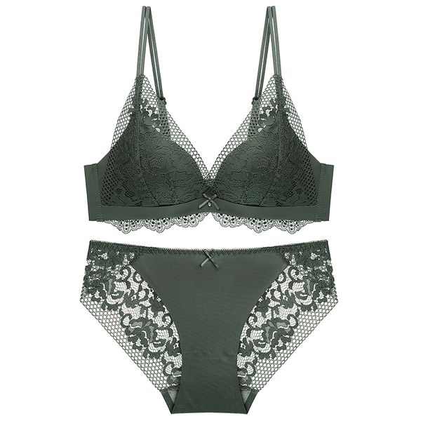 wire green beige lace mesh bra suit for women , women's thick bras lingerie underwear set , a b 3/4 cup push up brassiere, Red;black
wire green beige lace mesh bra suit for women , women's thick bras lingerie underwear set , a b 3/4 cup push up brassiere, Red;black