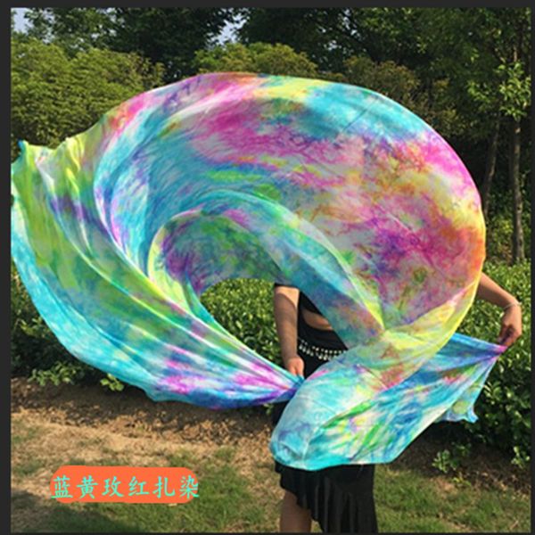 stage wear belly dance tie-dye 100% real silk veils nice gradient color hand-scarf for dancing performance girls women, Black;red
stage wear belly dance tie-dye 100% real silk veils nice gradient color hand-scarf for dancing performance girls women, Black;red
