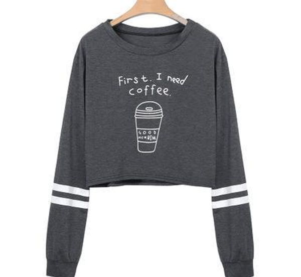 lasperal letter print first i need coffee hoodies women autumn fashion long sleeve casual cropped sweatshirt pullover elegant, Black
lasperal letter print first i need coffee hoodies women autumn fashion long sleeve casual cropped sweatshirt pullover elegant, Black