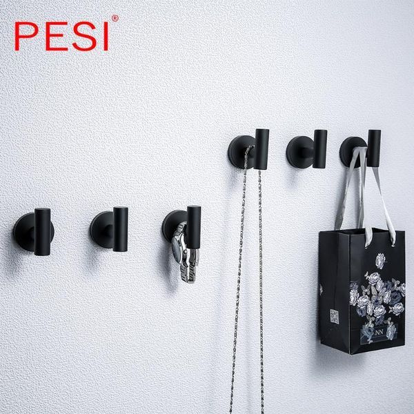 2 pcs robe hooks black stainless steel towel robe hook bag hat wall hanger bathroom kitchen accessories gold clothes rack
2 pcs robe hooks black stainless steel towel robe hook bag hat wall hanger bathroom kitchen accessories gold clothes rack