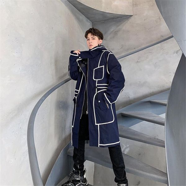 new men women hooded trench coat streetwear hip hop loose casual long windbreaker jacket male stripe splice outerwear overcoat, Tan;black
new men women hooded trench coat streetwear hip hop loose casual long windbreaker jacket male stripe splice outerwear overcoat, Tan;black