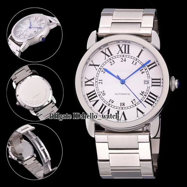 Новый 42 мм Дата Ronde Solo De W6701011 Белый Циферблат Автоматические Мужские Часы Браслет
Новый 42 мм Дата Ronde Solo De W6701011 Белый Циферблат Автоматические Мужские Часы Браслет