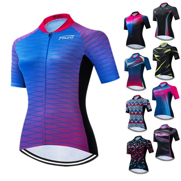 teleyi bike team cycling jersey women short sleeve mtb bike jersey shirt quick dry bicycle racing sport cycling clothes, Black;red
teleyi bike team cycling jersey women short sleeve mtb bike jersey shirt quick dry bicycle racing sport cycling clothes, Black;red