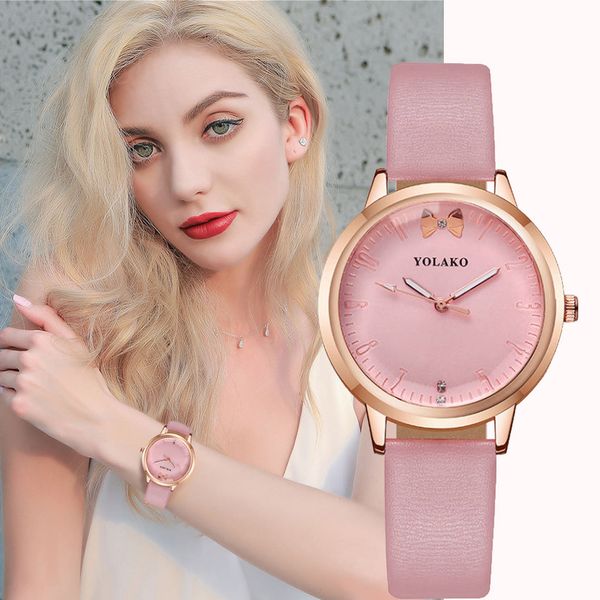 simple fashion watch women leather quartz ladies watches dress precision dial students casual pink wristwatch, Slivery;brown
simple fashion watch women leather quartz ladies watches dress precision dial students casual pink wristwatch, Slivery;brown
