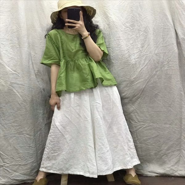 fuhui front piece auricularia mosaic design ramie casual all-match loose female fuhui front piece auricularia mosaic design ramie casual, White
fuhui front piece auricularia mosaic design ramie casual all-match loose female fuhui front piece auricularia mosaic design ramie casual, White