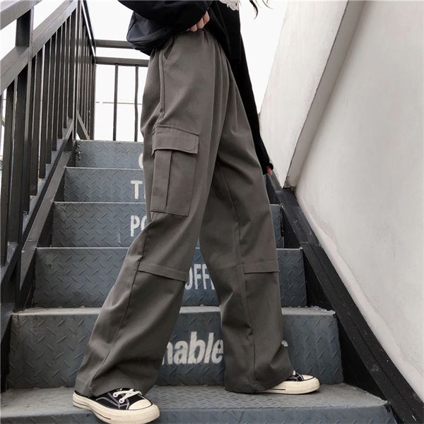 women loose pants high jogger trousers dropshipping pockets wide leg pants print pockets clothes gothic sweatpants broadcloth, Black;white
women loose pants high jogger trousers dropshipping pockets wide leg pants print pockets clothes gothic sweatpants broadcloth, Black;white