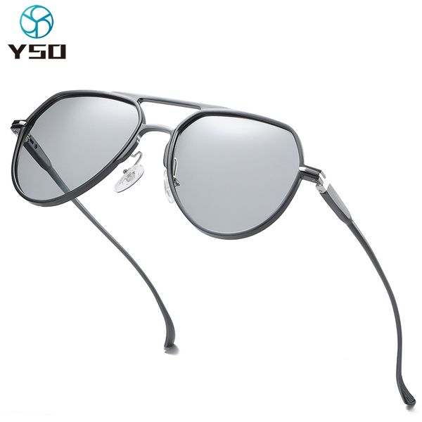 yso pchromic polarized men sunglasses for car driving aluminium magnesium frame sunglasses uv400 protection glasses 8033, White;black
yso pchromic polarized men sunglasses for car driving aluminium magnesium frame sunglasses uv400 protection glasses 8033, White;black