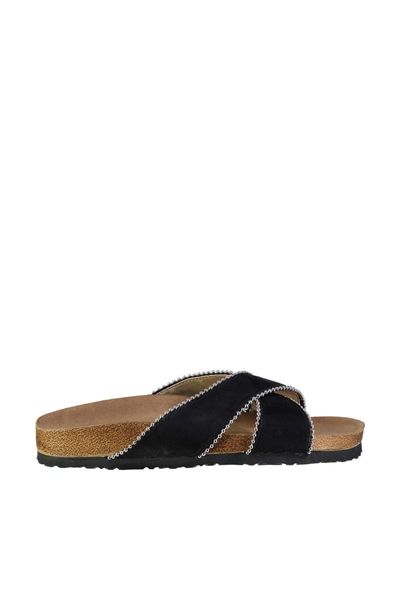 bambi black female slippers f0343011272