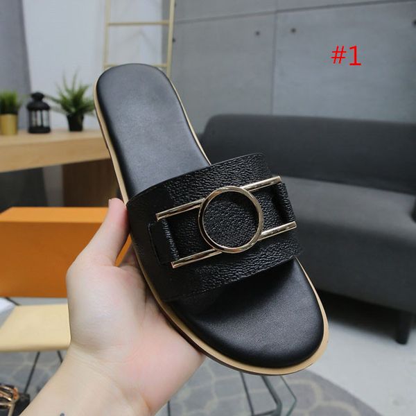 большой размер мода качество роскошная довольно хорошо летом сандалии пляжа slide тапочки женские шлепанцы мокасины печати кожа solid colo, Black