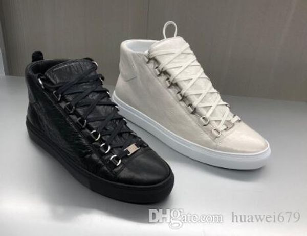 designer brand shoes arena sneakers creased leather mens and womens high sneaker trainers comfy boots party couple shoes, Black
designer brand shoes arena sneakers creased leather mens and womens high sneaker trainers comfy boots party couple shoes, Black