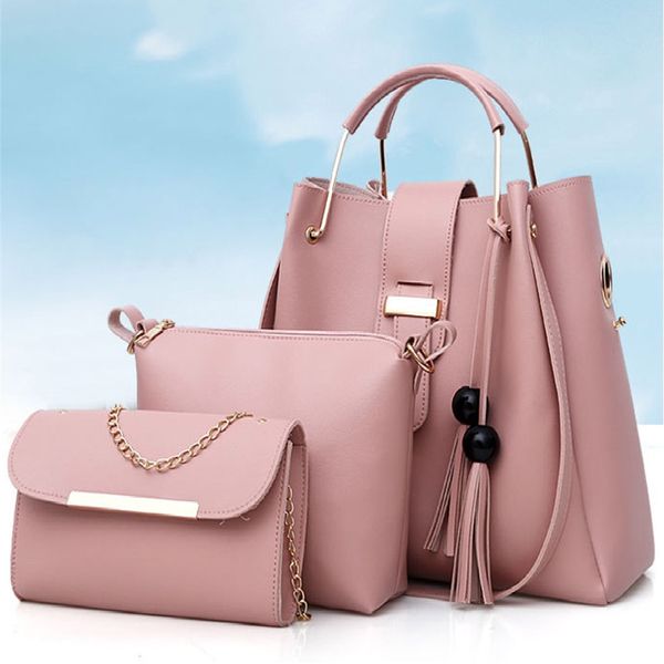 3pcs/set women cosmetic bag 2019 new fashion pu leather messenger bags lady 6 color casual tassel decors shoulder tote bag
3pcs/set women cosmetic bag 2019 new fashion pu leather messenger bags lady 6 color casual tassel decors shoulder tote bag