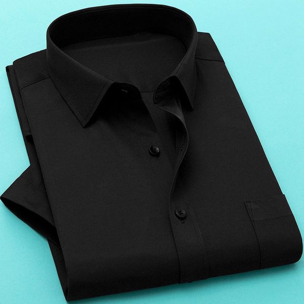 faisiens 11xl 12xl 13xl 14xl large size mens shirt turn down collar short sleeve solid blue white male bussiness casual shirts, White;black
faisiens 11xl 12xl 13xl 14xl large size mens shirt turn down collar short sleeve solid blue white male bussiness casual shirts, White;black