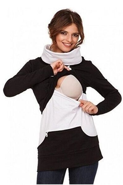 canis maternity clothes patchwork long sleeve nursing t-shirts for pregnant women striped casual breastfeeding, White
canis maternity clothes patchwork long sleeve nursing t-shirts for pregnant women striped casual breastfeeding, White