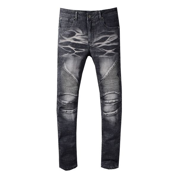 luxury men's jean distressed ripped biker jeans slim fit motorcycle biker denim for men fashion designer hip hop mens jeans good qualit, Blue
luxury men's jean distressed ripped biker jeans slim fit motorcycle biker denim for men fashion designer hip hop mens jeans good qualit, Blue