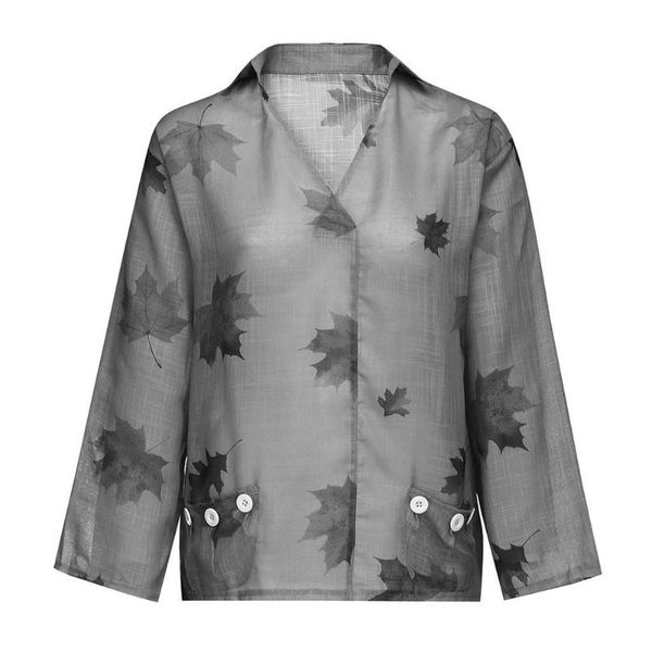 with pocket print spring shopping loose buttons v neck baggy long sleeve women blouse autumn casual street, White
with pocket print spring shopping loose buttons v neck baggy long sleeve women blouse autumn casual street, White