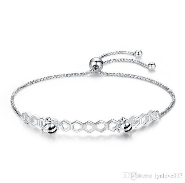 2019 honey bee 925 sterling silver bracelets colorful heart luxury love honey comb golden bee jewelry for men women bracelet, Golden;silver
2019 honey bee 925 sterling silver bracelets colorful heart luxury love honey comb golden bee jewelry for men women bracelet, Golden;silver