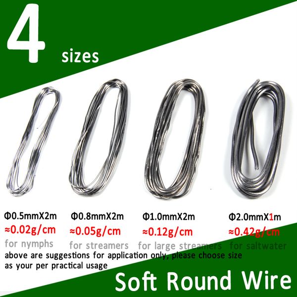 ss s m l size soft round tying lead wire nymph body weight thread streamer weight line saltwater tying material
ss s m l size soft round tying lead wire nymph body weight thread streamer weight line saltwater tying material