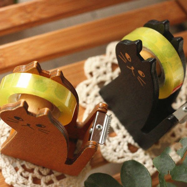 mirui vintage wooden cute tape dispenser cutter kawaii cat office accessory mini washi cutting holder packing machine sealer
mirui vintage wooden cute tape dispenser cutter kawaii cat office accessory mini washi cutting holder packing machine sealer