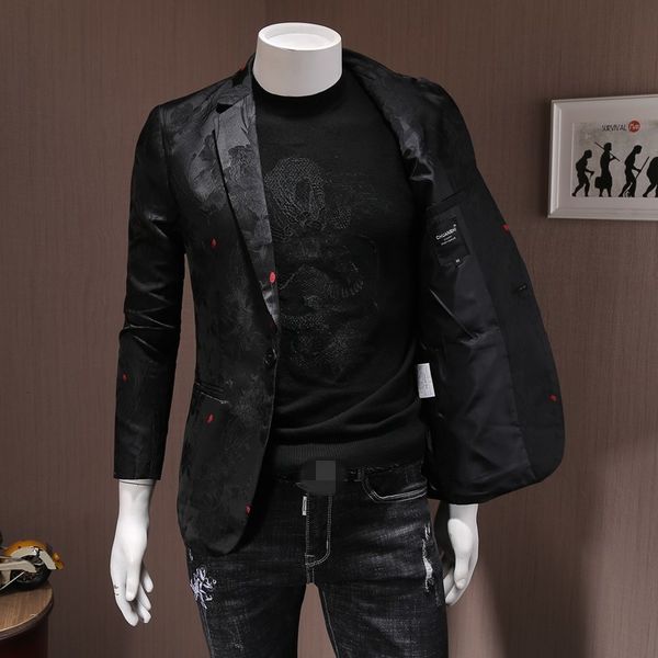 марка мужчины blazer вышивки тонкий одной кнопки костюм куртка 2020 осень свадьба бизнес черный блейзер короткие пальто плюс размер, White;black
марка мужчины blazer вышивки тонкий одной кнопки костюм куртка 2020 осень свадьба бизнес черный блейзер короткие пальто плюс размер, White;black