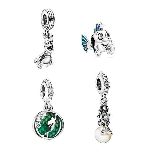 2020 new original 925 sterling silver bead mermaid flounder charm fit pandora bracelet bangle diy women jewelry, Golden;silver
2020 new original 925 sterling silver bead mermaid flounder charm fit pandora bracelet bangle diy women jewelry, Golden;silver