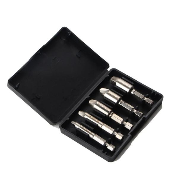 5pcs/set drill bits accessories hss home screw remover damaged easy out bolt extractor durable rusty stripped hex shank breakage
5pcs/set drill bits accessories hss home screw remover damaged easy out bolt extractor durable rusty stripped hex shank breakage