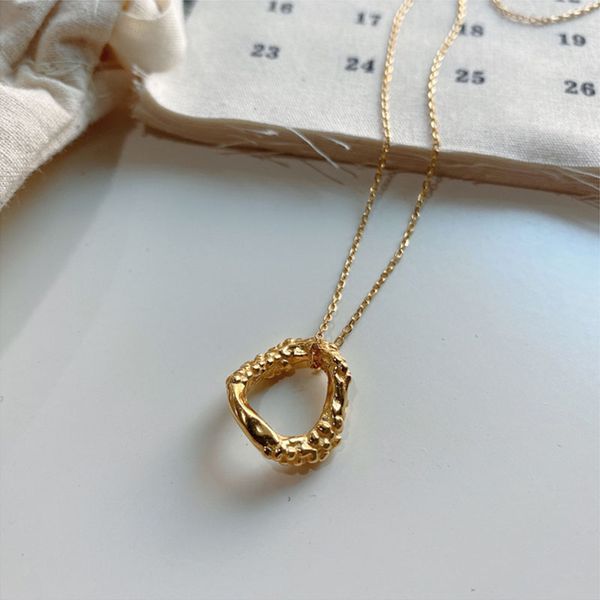pendant necklaces korean style simple personality sterling silver 925 women's irregular gold and necklace jewelry
pendant necklaces korean style simple personality sterling silver 925 women's irregular gold and necklace jewelry