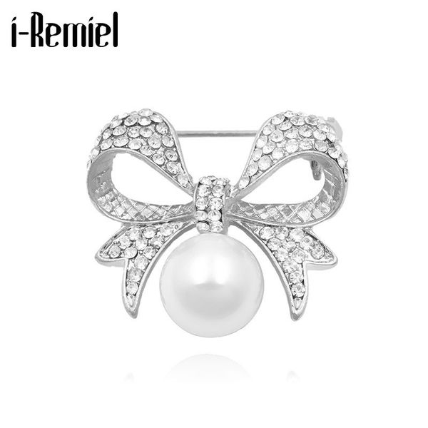 korean rhinestone bow brooches for women high-grade alloy pearl corsage fashion scarf buckle badge jewelry clothing accessories, Gray
korean rhinestone bow brooches for women high-grade alloy pearl corsage fashion scarf buckle badge jewelry clothing accessories, Gray