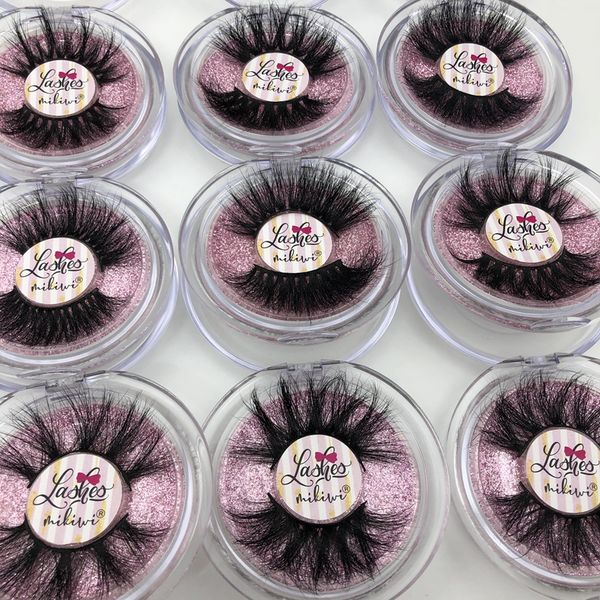 mikiwi 25mm mink eyelashes 20/30/50 wholesale 3d mink lashes round case custom packaging label makeup logo long lashes
mikiwi 25mm mink eyelashes 20/30/50 wholesale 3d mink lashes round case custom packaging label makeup logo long lashes