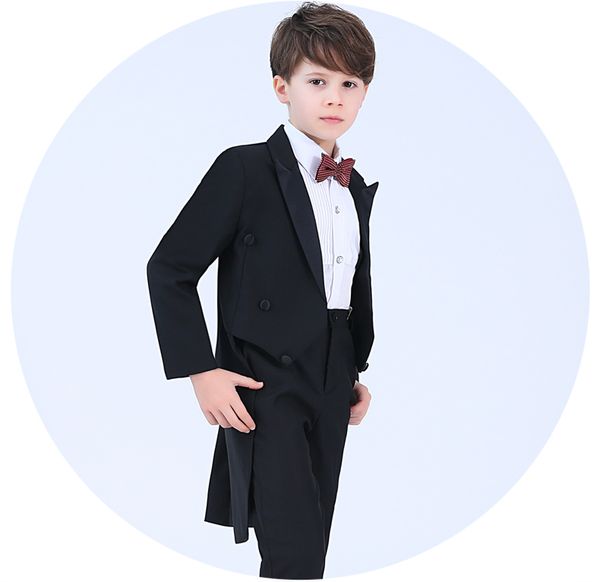 handsome doublebreasted peak lapel kid complete designer handsome boy wedding suit boys attire custommade jacketpantstie a57, Black
handsome doublebreasted peak lapel kid complete designer handsome boy wedding suit boys attire custommade jacketpantstie a57, Black