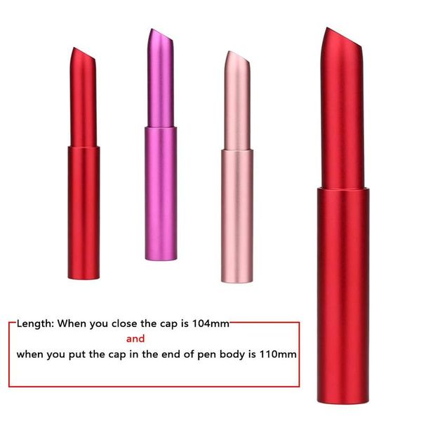 0.38/0.5mm purple lipstick fountain pen short ink pen writing stationery caneta tinteiro metal christmas gift prn for students
0.38/0.5mm purple lipstick fountain pen short ink pen writing stationery caneta tinteiro metal christmas gift prn for students