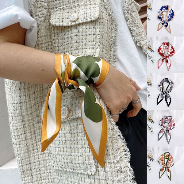 2020 women fashion ribbon silk scarf beautiful print girls neckerchief head scarf bag handle wraps samll neck scarves, Blue;gray
2020 women fashion ribbon silk scarf beautiful print girls neckerchief head scarf bag handle wraps samll neck scarves, Blue;gray