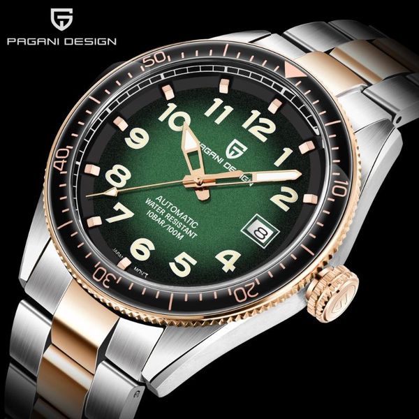 pagani design mens watch new business sport mechanical wristwatch brand men watches automatic stainless steel waterproof watch m, Slivery;brown
pagani design mens watch new business sport mechanical wristwatch brand men watches automatic stainless steel waterproof watch m, Slivery;brown