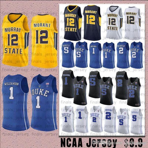 12 ja morant murray state racers ncaa duke blue devils jersey 1 zion williamson 5 rj barrett 2 cam reddish basketball jerseys, Black;red
12 ja morant murray state racers ncaa duke blue devils jersey 1 zion williamson 5 rj barrett 2 cam reddish basketball jerseys, Black;red