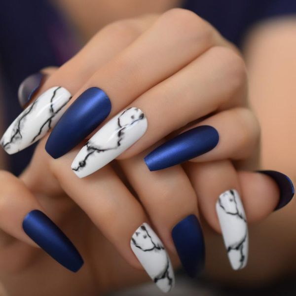 false nails matte blue white marble press on extra long coffin ballerina frosted glue fingersnails adhesive tapes, Red;gold
false nails matte blue white marble press on extra long coffin ballerina frosted glue fingersnails adhesive tapes, Red;gold