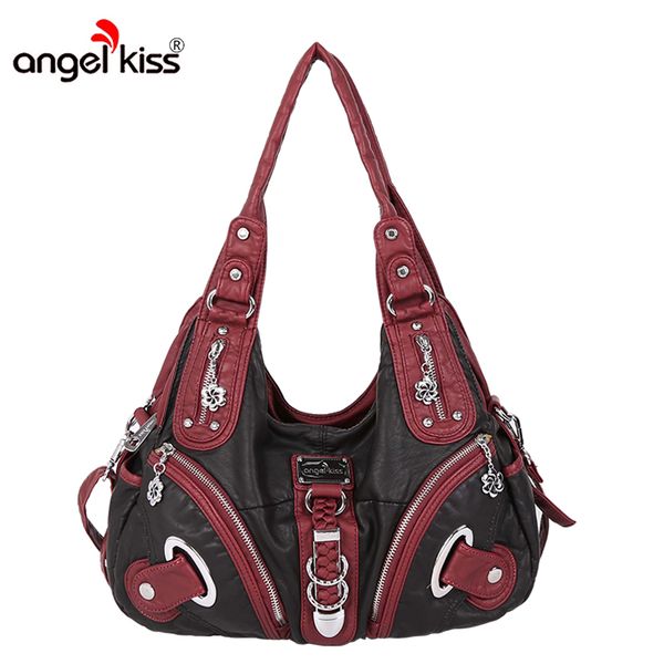 2019 bolsas feminina bolsos mujer angelkiss brand zippers closure multiple pockets purses and handbags washed leather women
2019 bolsas feminina bolsos mujer angelkiss brand zippers closure multiple pockets purses and handbags washed leather women