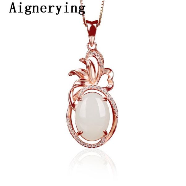 rose gold pure 925 silver pendant for jewelry making natural heitan jade stone original zircon women party gift box necklace
rose gold pure 925 silver pendant for jewelry making natural heitan jade stone original zircon women party gift box necklace