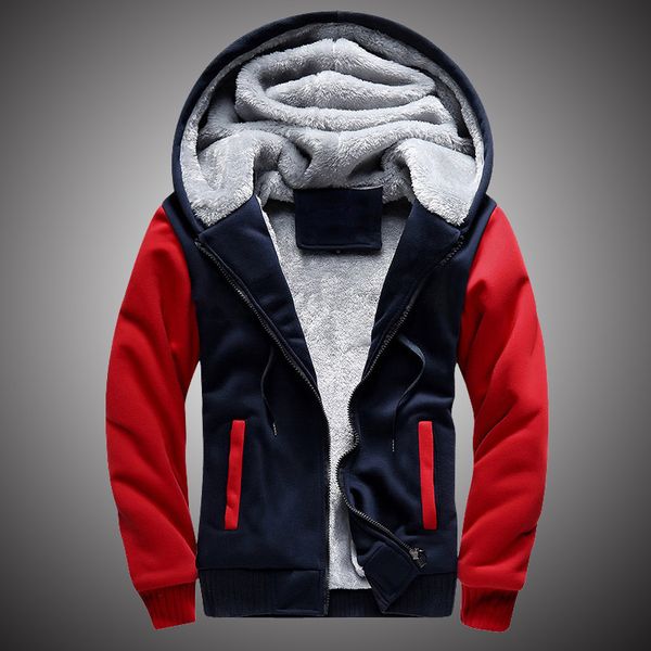plus size winter inner fleece jackets men 2018 casual patchwork hooded sweatshirts male thicken men moleton masculin d2912, Black;brown
plus size winter inner fleece jackets men 2018 casual patchwork hooded sweatshirts male thicken men moleton masculin d2912, Black;brown