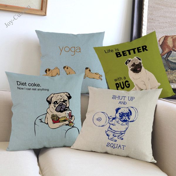 cartoon cute pug design pillow case animal yoga dog home pet store sofa decoration cushion cover sending gifts to friends
cartoon cute pug design pillow case animal yoga dog home pet store sofa decoration cushion cover sending gifts to friends