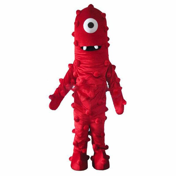 2019 factory sale muno mascot costume from yo gabba gabba dress size ing, Red;yellow
2019 factory sale muno mascot costume from yo gabba gabba dress size ing, Red;yellow