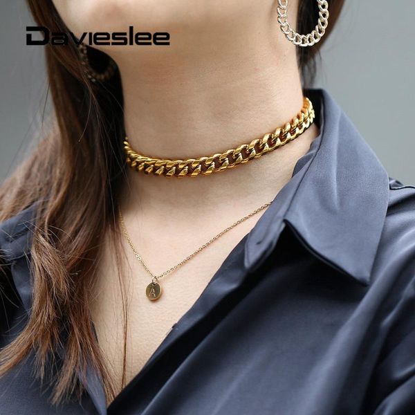 chains womens necklace 11mm big chunky curb chain choker statement gold color stainless steel fashion jewelry gift for women ldn178, Silver
chains womens necklace 11mm big chunky curb chain choker statement gold color stainless steel fashion jewelry gift for women ldn178, Silver