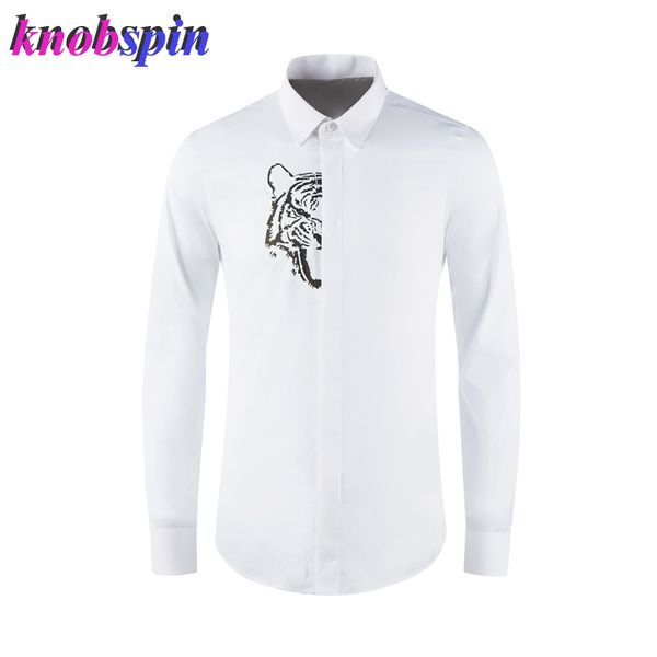 brand business men shirt long sleeve slim casual printed chemise homme plus size -4xl men's cotton shirts camisas, White;black
brand business men shirt long sleeve slim casual printed chemise homme plus size -4xl men's cotton shirts camisas, White;black