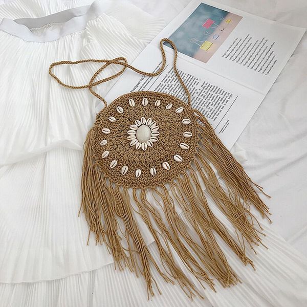2019 brand new women bohemia straw bag woven round rattan tassel handbag casual crossbody summer travel ladies bags
2019 brand new women bohemia straw bag woven round rattan tassel handbag casual crossbody summer travel ladies bags