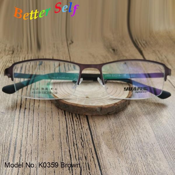 slim eyeglass half rim optical glasses men rectangle can do myopia frame gent prescription eyewear better self k0359, Black
slim eyeglass half rim optical glasses men rectangle can do myopia frame gent prescription eyewear better self k0359, Black