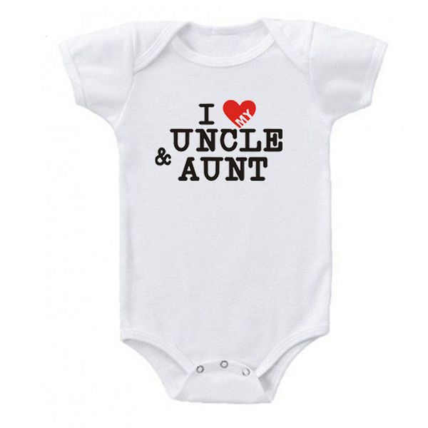 2019 newborn toddler baby i love uncle aunt baby clothes pure cotton one-piece baby rompers summer short-sleeved clothing, White
2019 newborn toddler baby i love uncle aunt baby clothes pure cotton one-piece baby rompers summer short-sleeved clothing, White