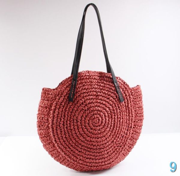 designer-new hand-woven bags ins round shoulder straw bag beach bag large capacity beach handbag holiday special hand-woven bags9
designer-new hand-woven bags ins round shoulder straw bag beach bag large capacity beach handbag holiday special hand-woven bags9