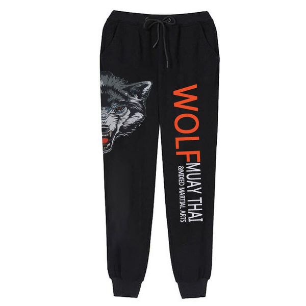 summer autumn new sports leisure slim fitness pants wolf print for men's trousers casual hip hop with small feet harness pants, Black
summer autumn new sports leisure slim fitness pants wolf print for men's trousers casual hip hop with small feet harness pants, Black
