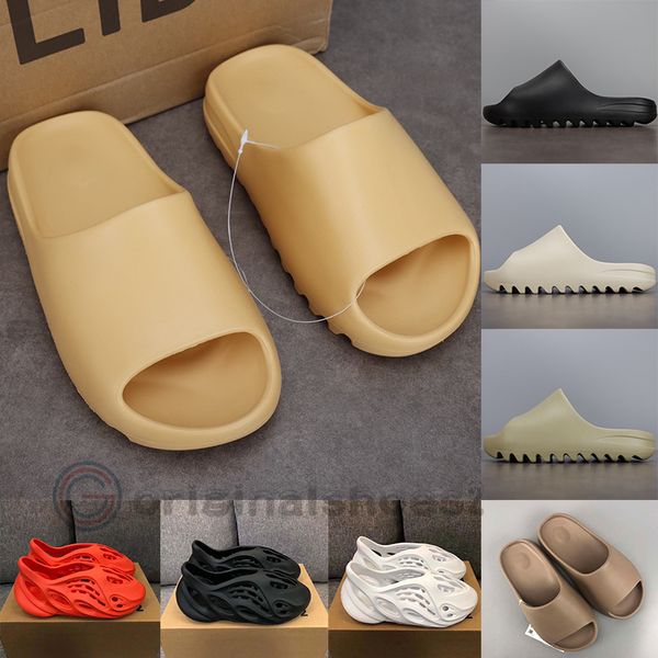 with box kanye slides foam runner triple black tripler white bone resin earth brown slipper for men women summer loafers beach pantoufle
with box kanye slides foam runner triple black tripler white bone resin earth brown slipper for men women summer loafers beach pantoufle