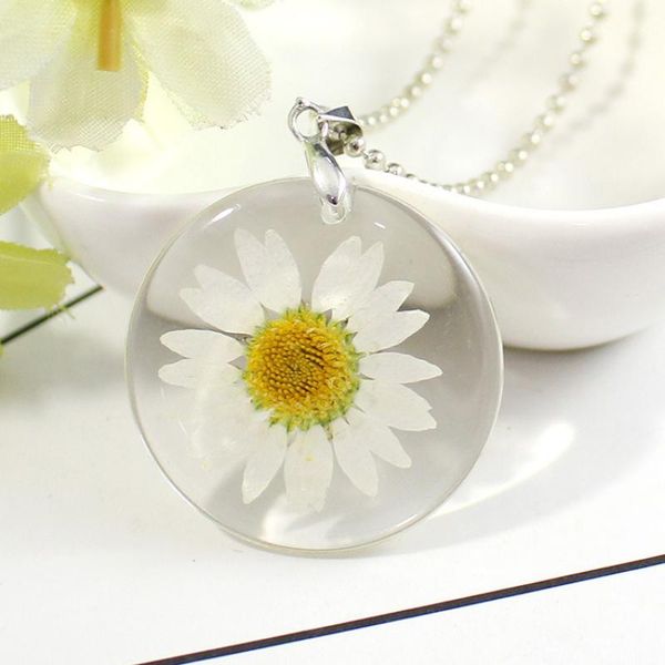 fashion true dried flower necklace crystal daisy drop gel plant specimen resin dry flower pendant women charm jewelry, Silver
fashion true dried flower necklace crystal daisy drop gel plant specimen resin dry flower pendant women charm jewelry, Silver