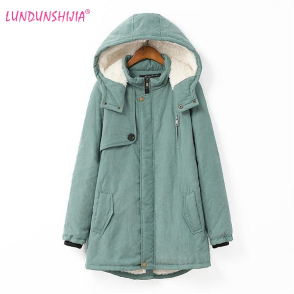 lundunshijia 2020 warm winter coat female jacket plus velvet thickening coat casual cotton-padded clothes women plus size -4xl, Black
lundunshijia 2020 warm winter coat female jacket plus velvet thickening coat casual cotton-padded clothes women plus size -4xl, Black