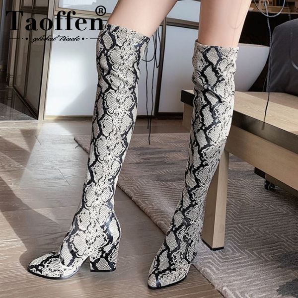 taoffen sexy остроконечные toe обувь зима женщины длинные сапоги мода змеиной кожа pu над коленом boots женщин размер 34-43, Black
taoffen sexy остроконечные toe обувь зима женщины длинные сапоги мода змеиной кожа pu над коленом boots женщин размер 34-43, Black